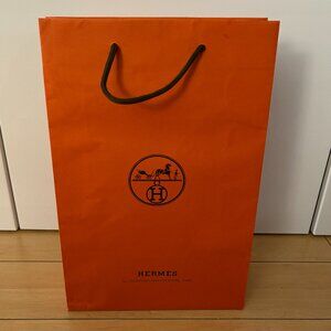 Hermes empty shopping bag